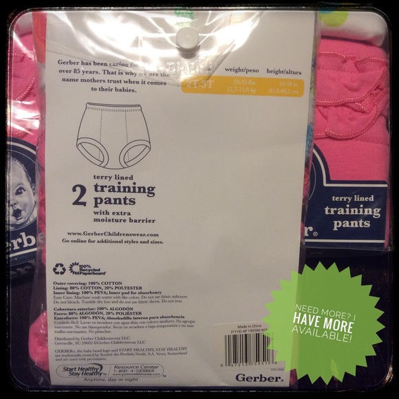 Gerber Other New Gerber Potty Training Pants Bundle Poshmark